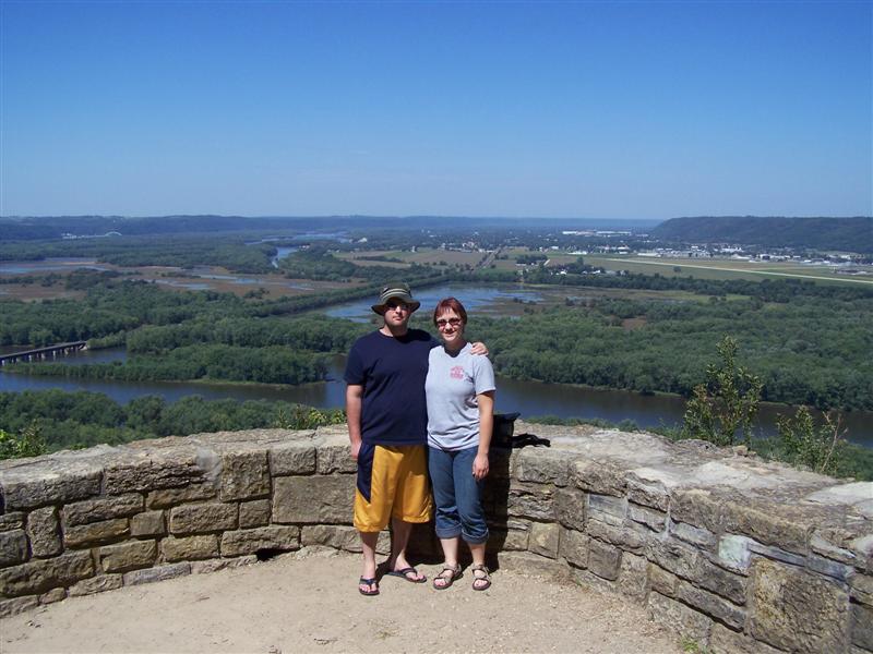Jason and April at the lookout