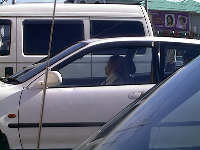 Seems to be commonplace, people just sleeping in their car. Saw if several times in a week.