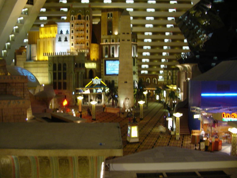 Inside the Luxor #2. Most interesting and unique casino out of nearly all we went into.