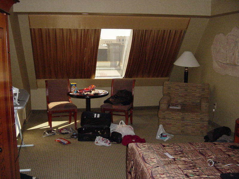 Note the slanted window from the Pyramid .. Neet. Reminded me of my old room on E. Wash.