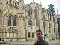 Phil. Outside of the Minster.