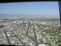 Looking out of the Stratosphere.