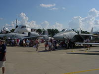 A-10 and F-14 side by side.