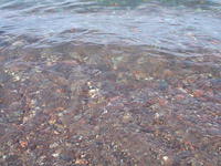 Clear lake superior water @ little girls point in da UP