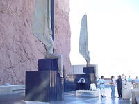 George, Angelique, and Casey at Hoover Dam angels.